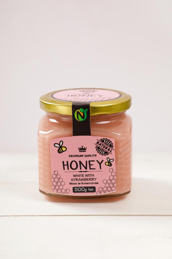 White Honey with Strawberry